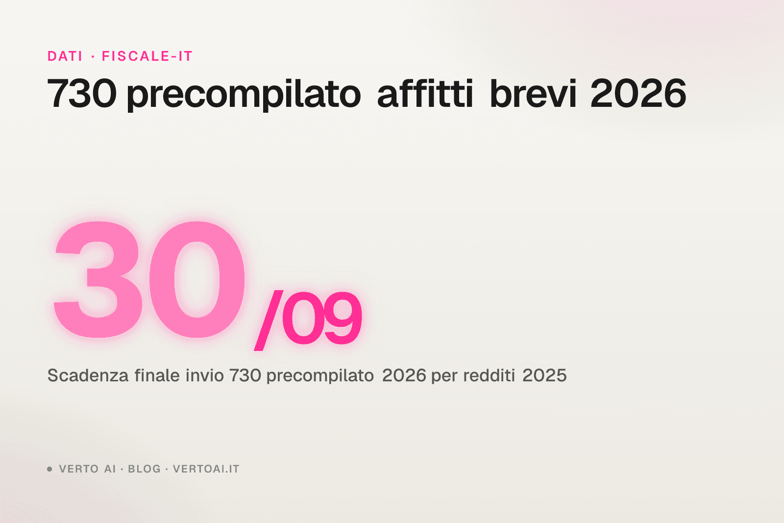 730 precompilato affitti brevi 2026 verifica modifica quadro B