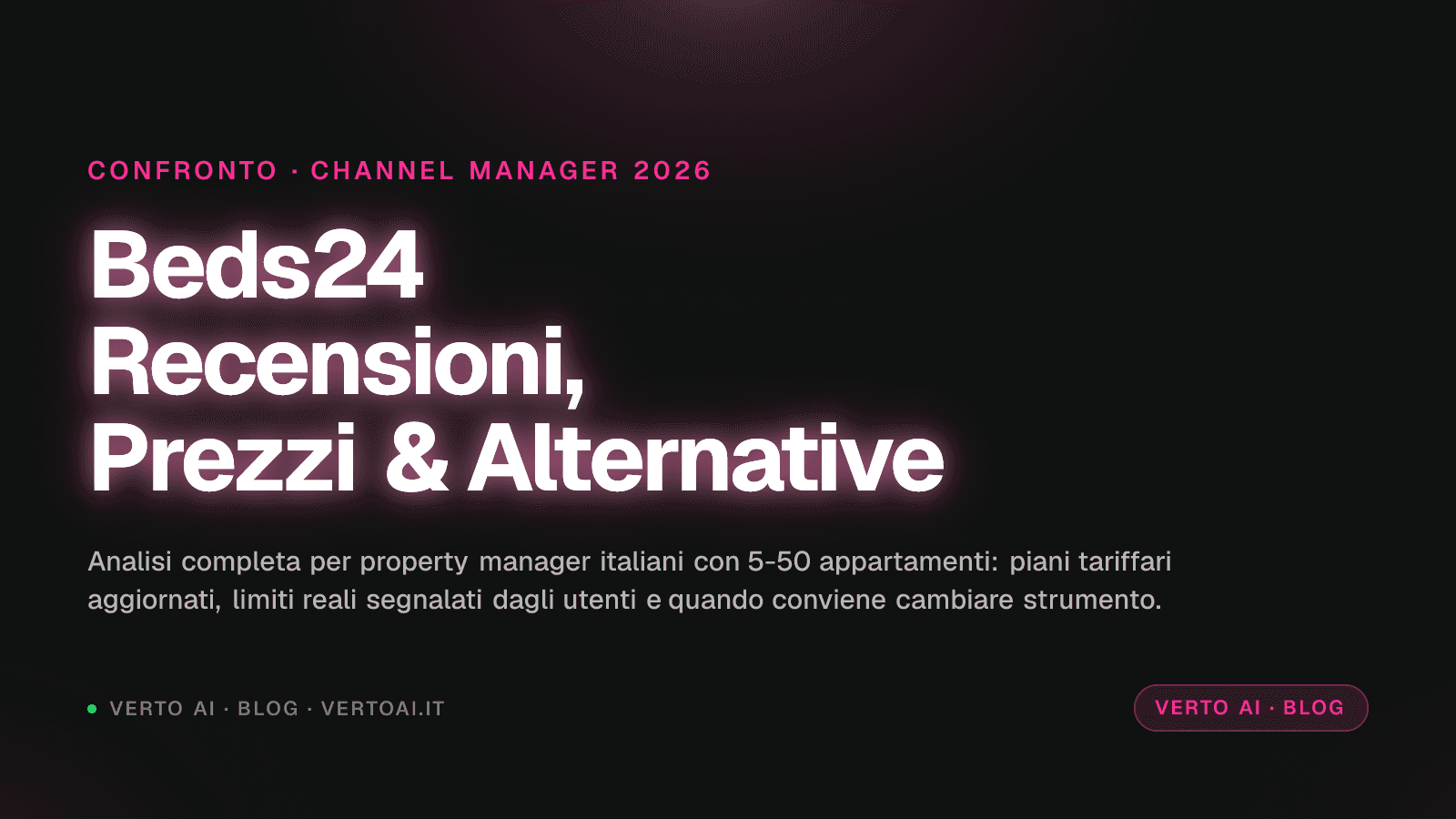 Beds24 recensioni 2026: prezzi, limiti e alternative