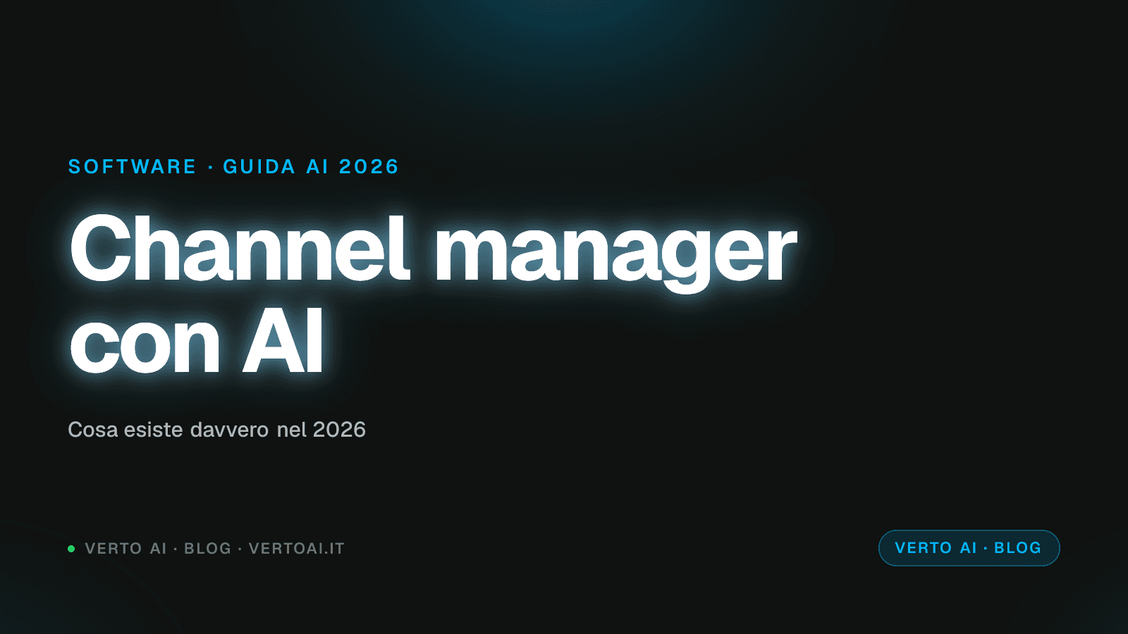 Channel manager con AI per host — i 4 livelli di AI nei software affitti brevi nel 2026