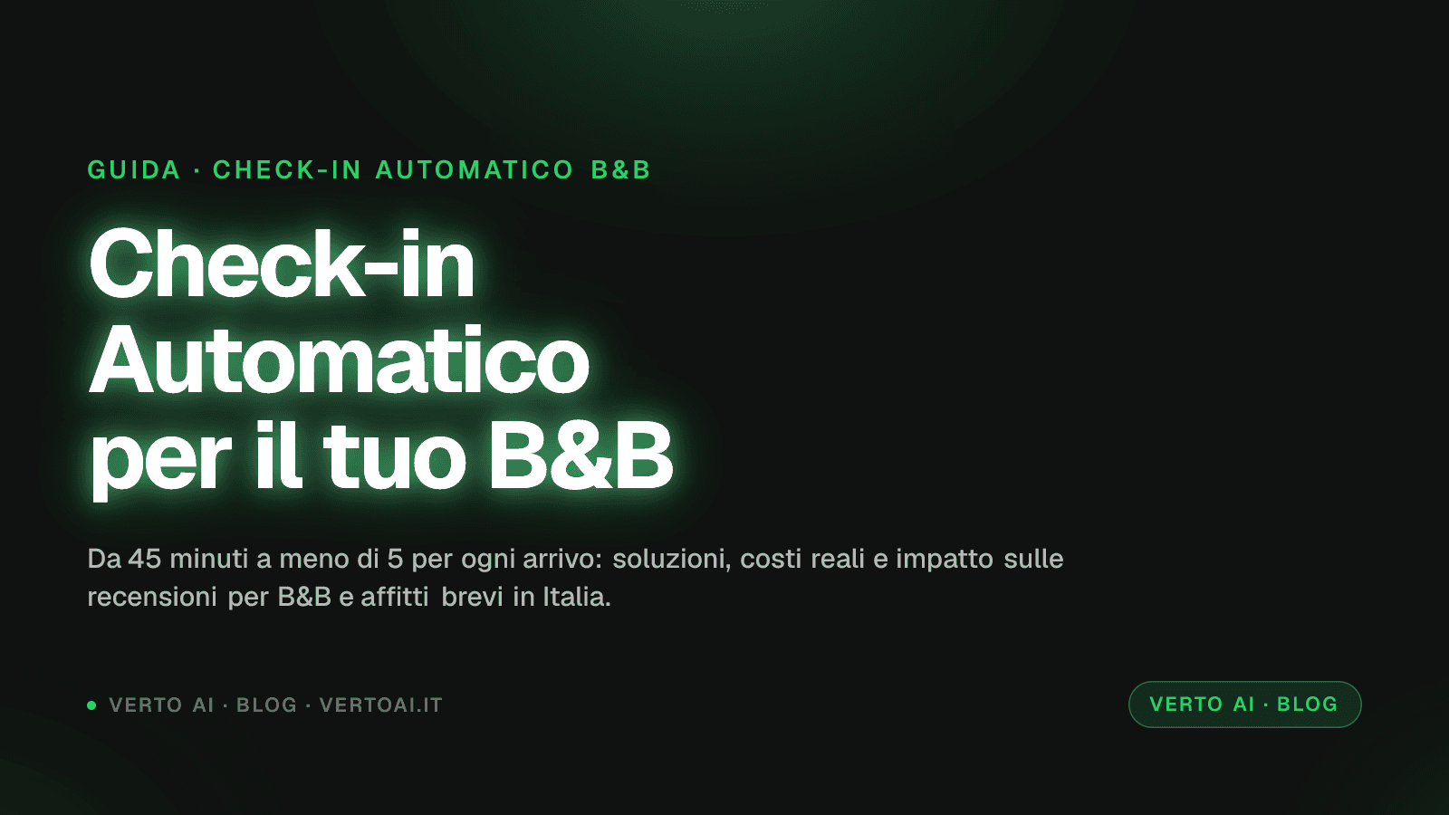 Serratura smart per check-in automatico B&B con codice temporaneo su smartphone