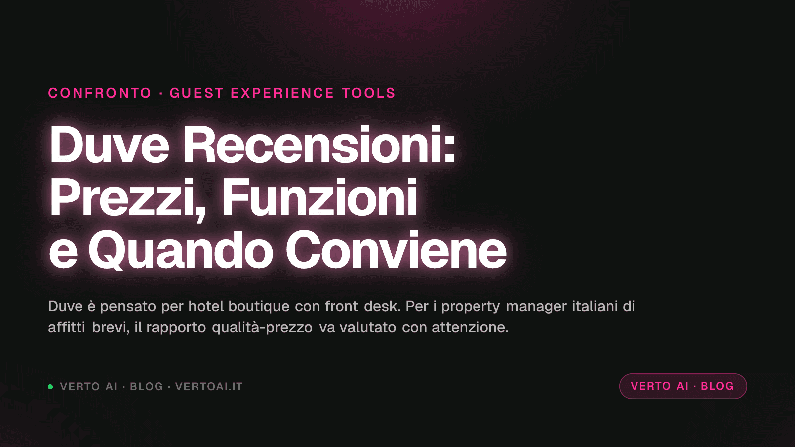 Duve recensioni: prezzi, funzionalità e quando conviene