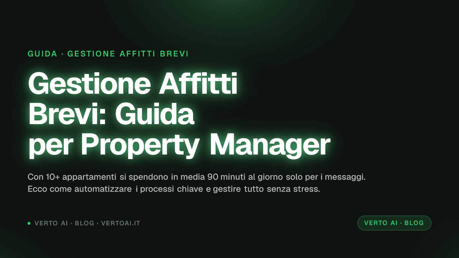 Dashboard gestione affitti brevi con messaggi ospiti su WhatsApp e calendario prenotazioni