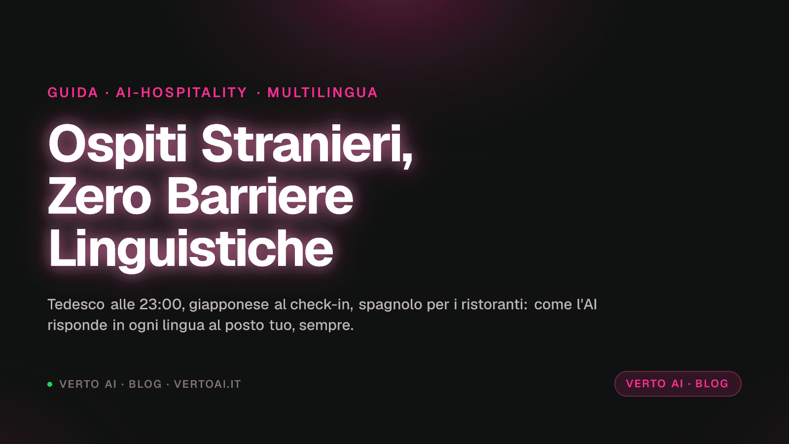 Concierge AI multilingua affitti brevi su WhatsApp con messaggi in diverse lingue